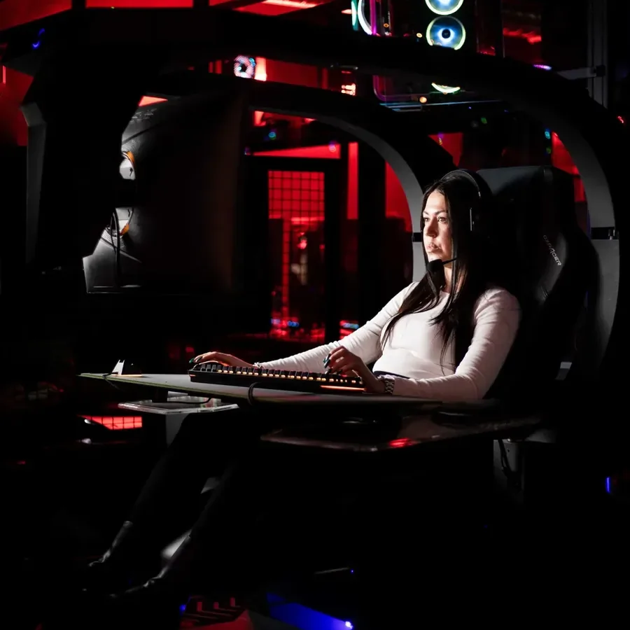 PC Arena with gaming rigs